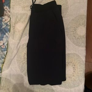 Navy blue worn once but took the tags off they were too big